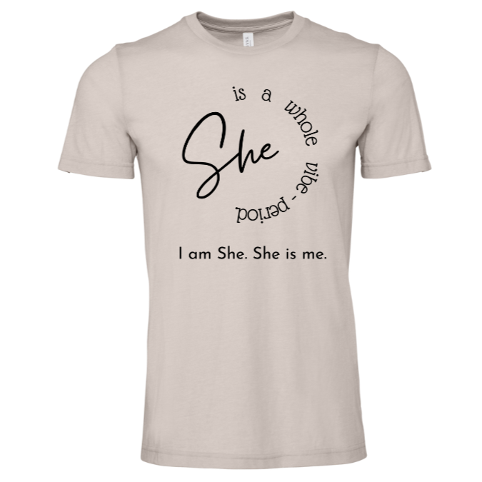 She is...