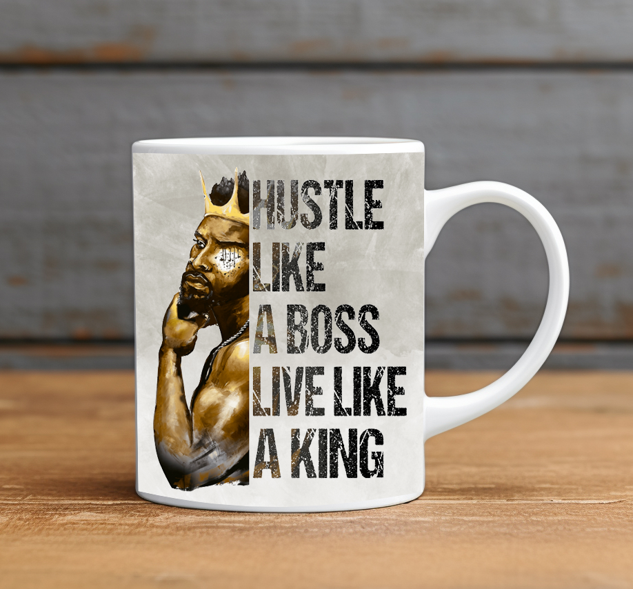 Hustle Like A Boss Mug - 15 oz.