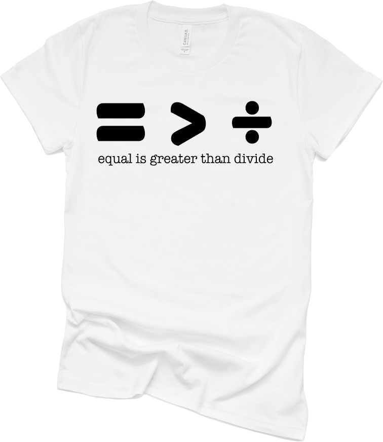 Equal is Greater than Divide