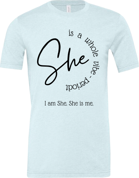 She is...