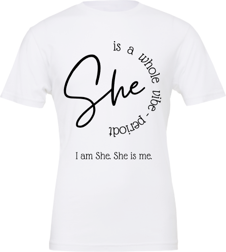 She is...